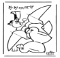 Bouwplaat eend