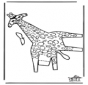 Bouwplaat giraffe 2