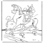 Cowboy te paard