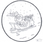 Kerstman Prik kaart