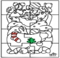 Kerstman Puzzel