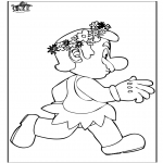 Allerlei kleurplaten - Mario 1