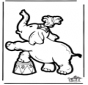 Prikkaart olifant