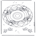 Mandala kleurplaten - Rozenmandala