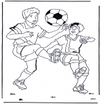 Allerlei kleurplaten - Voetbal