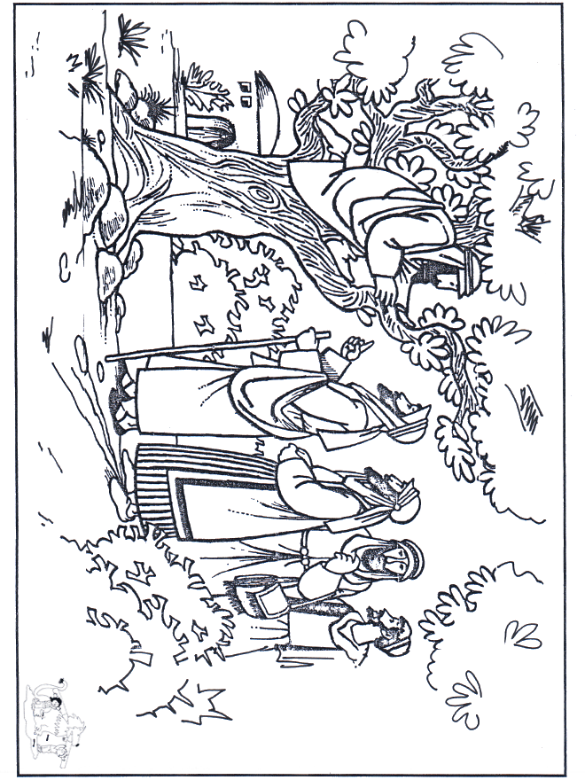 zaqueo coloring pages - photo #18