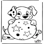 Stripfiguren Kleurplaten - 101 Dalmatiers 5