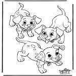 Stripfiguren Kleurplaten - 102 Dalmatiers 2