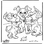 Stripfiguren Kleurplaten - 102 Dalmatiers 3