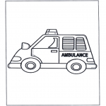 Allerlei Kleurplaten - Ambulance