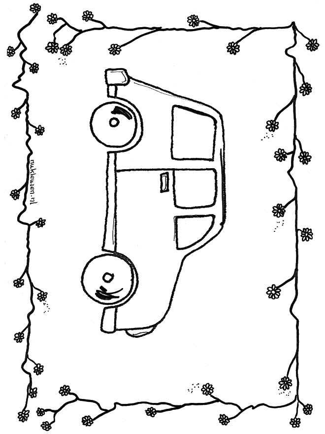 Auto 1 - Kleurplaten autos