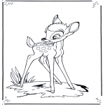 Stripfiguren Kleurplaten - Bambi 2