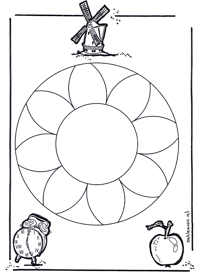 Bloemenmandala 1 - Bloemenmandala's