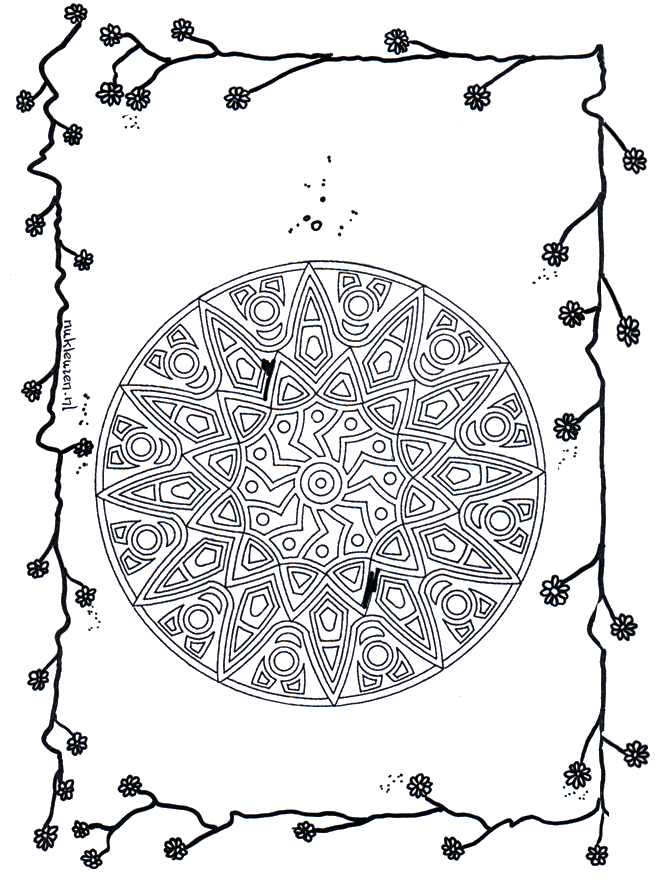 Bloemenmandala 4 - Bloemenmandala's