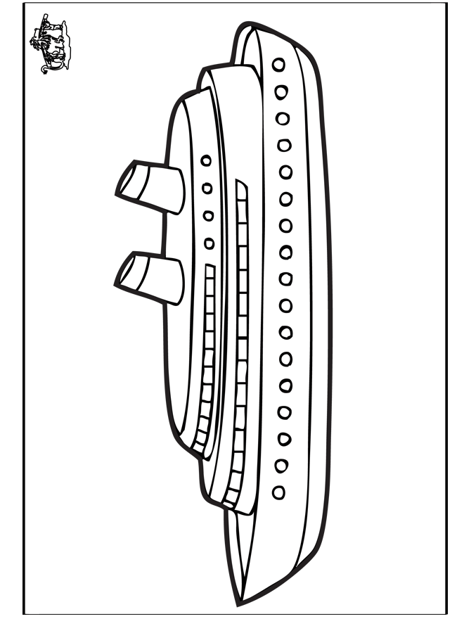 Boot - Kleurplaten schepen