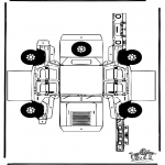 Knutselen - Bouwplaat Hummer