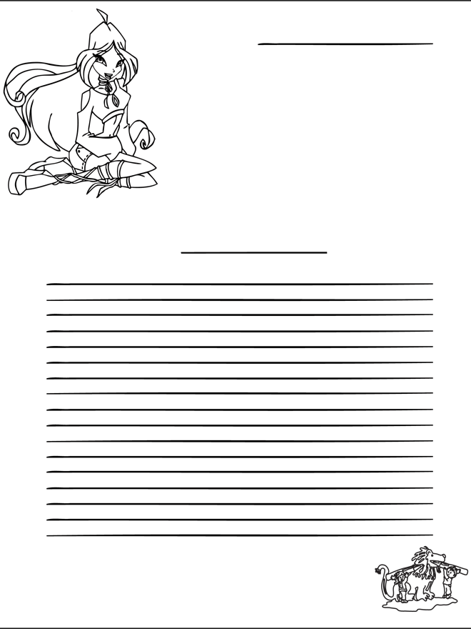 Briefpapier - Knutselen briefpapier