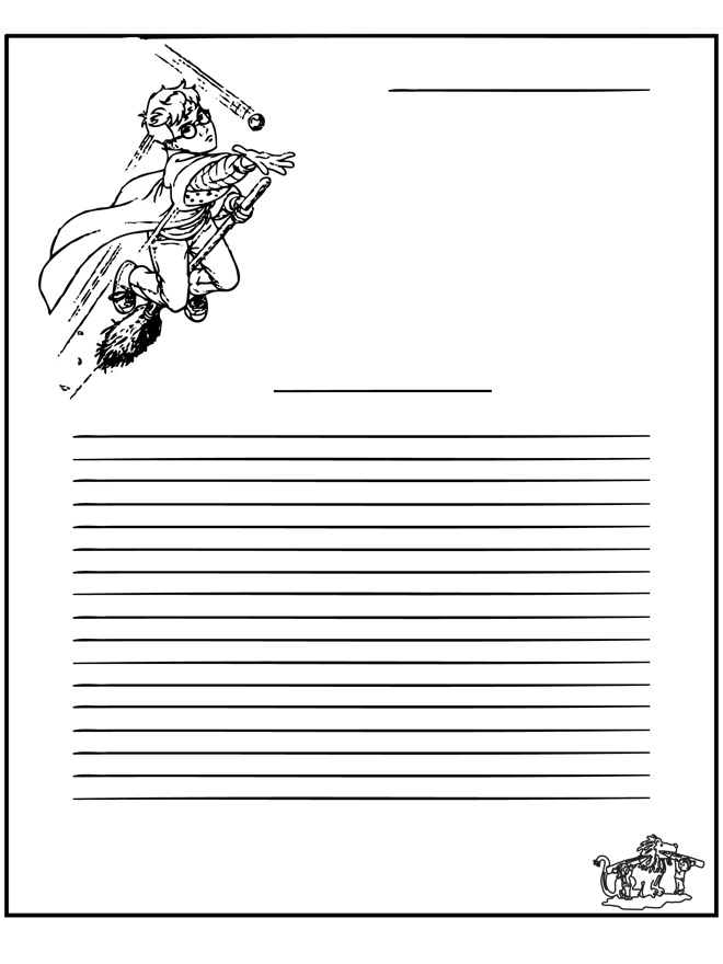 Briefpapier Harry Potter - Knutselen briefpapier