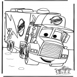 Stripfiguren Kleurplaten - Cars 2