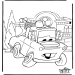 Stripfiguren Kleurplaten - Cars 8