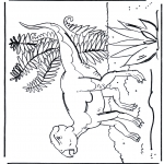 Kleurplaten Dieren - Dinosaurus 7