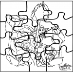 Knutselen - Elfje Puzzel