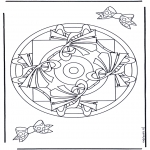 Mandala Kleurplaten - Geomandala 9