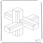 Allerlei Kleurplaten - Geometrische vormen 1