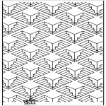 Allerlei Kleurplaten - Geometrische vormen 11