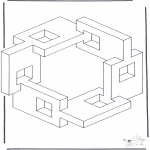 Allerlei Kleurplaten - Geometrische vormen 5