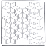 Allerlei Kleurplaten - Geometrische vormen 7