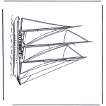 Allerlei Kleurplaten - Grote zeilboot