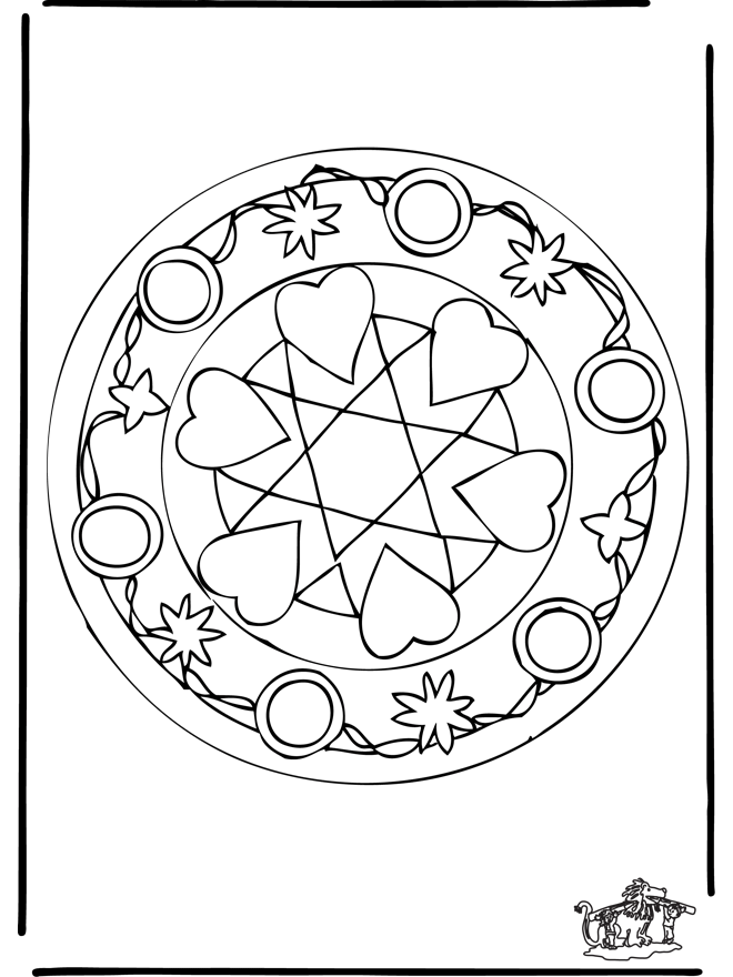 Harten Mandala 5 - Hartenmandala's