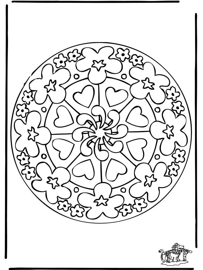 Harten Mandala 7 - Hartenmandala's