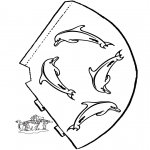 Knutselen - Hoedje Dolfijn