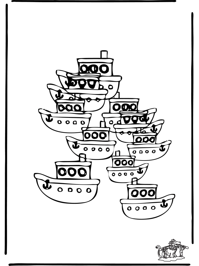 Hoeveel boten - Puzzel
