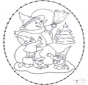 Kerst borduurkaart 11