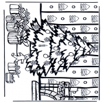 Kerst Kleurplaten - Kerstboom 1