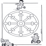 Mandala Kleurplaten - Kindermandala 11