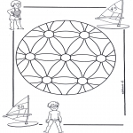 Mandala Kleurplaten - Kindermandala 2