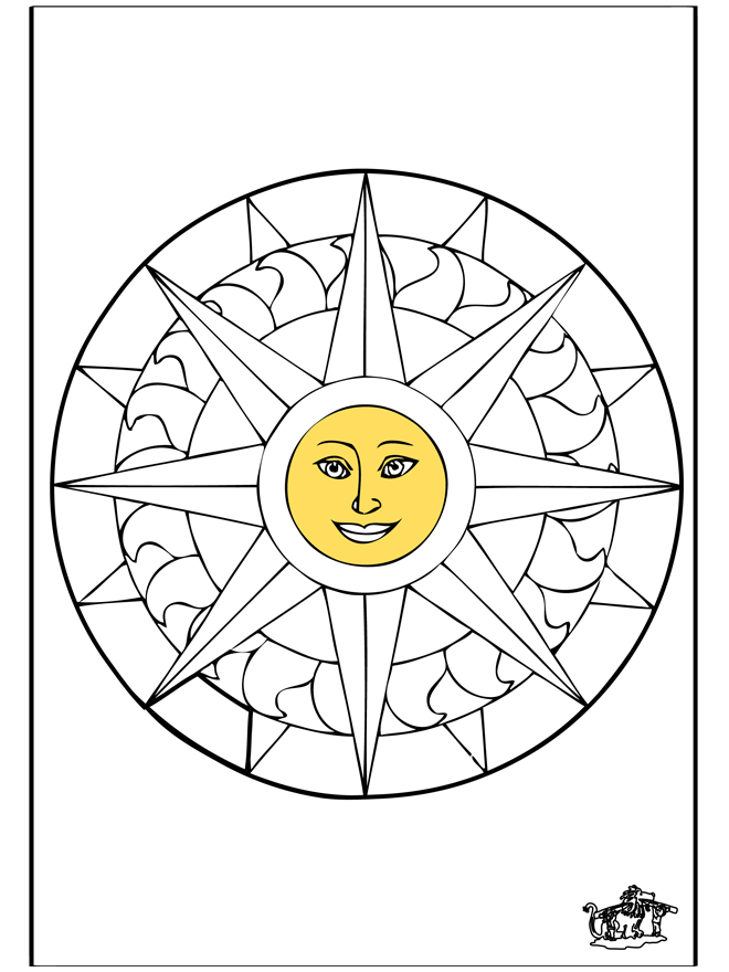 Kleurplaat zomer 2 - Kleurplaten zomer