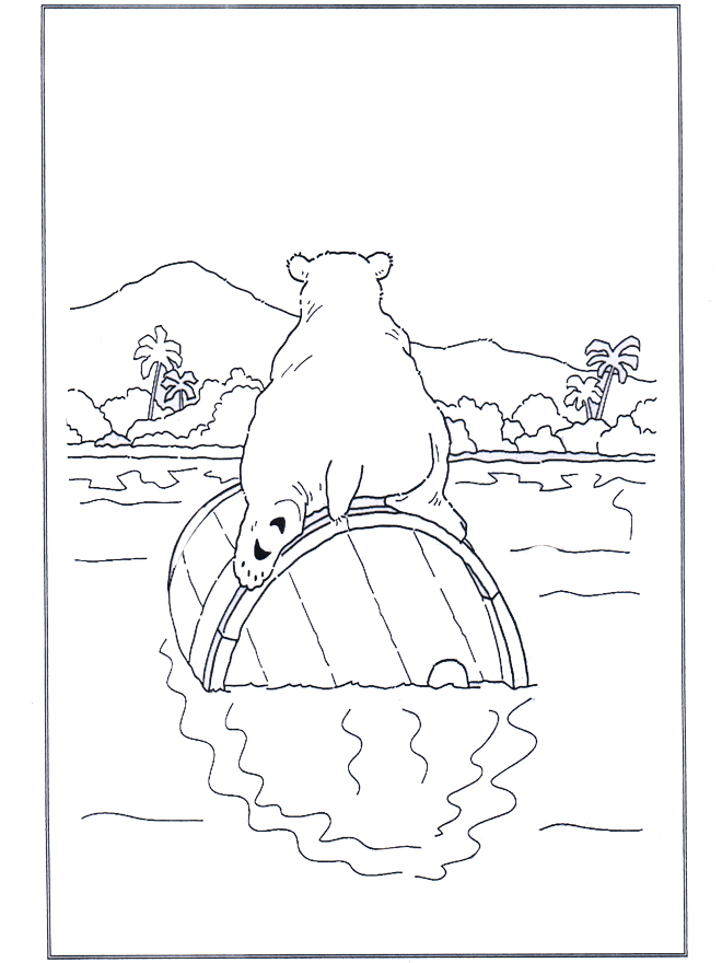 Lars op ton - Lars het ijsbeertje