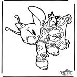 Stripfiguren Kleurplaten - Lilo en Stitch 3