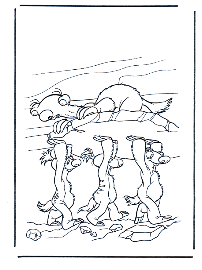 Luiaard Ice Age - Overige dieren