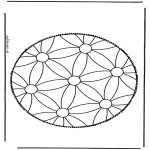 Knutselen Prikkaarten - Mandala 1