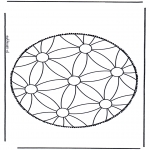 Knutselen Prikkaarten - Mandala 1