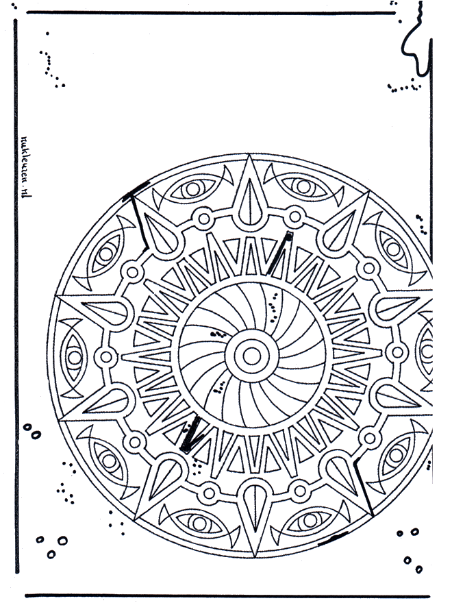 Mandala 21 - Geo Mandala's