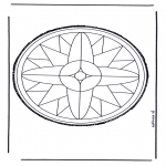 Knutselen Prikkaarten - Mandala 25