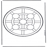 Knutselen Prikkaarten - Mandala 4