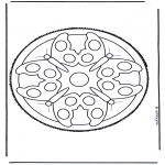 Knutselen Prikkaarten - Mandala 5